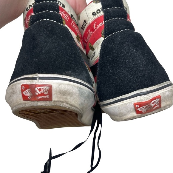 Supreme x Vans Campbells Soup Sk8 Skate High Top shoes  Andy Warhol 2014 sz 13 main image 7